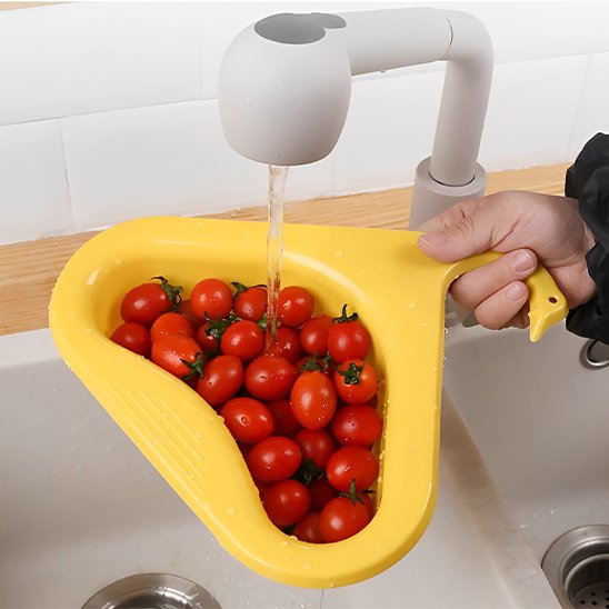 egouttoir jaune tomates evier eau