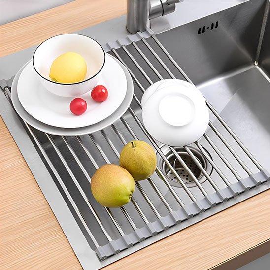 egouttoir vaisselle fruits assiettes bol evier