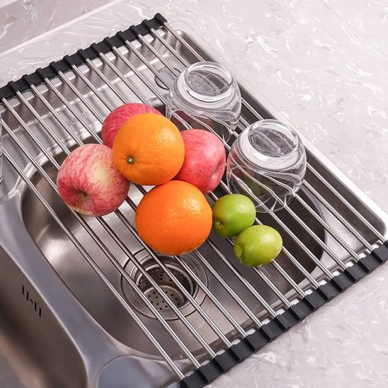 egouttoir vaisselle verres fruits evier