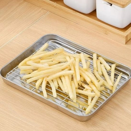 plaque de cuisson frites comptoir bois