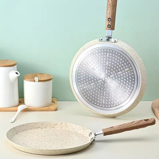 poele a crepe induction comptoir beige