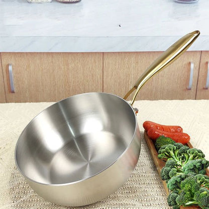 poele inox brocolis saussices comptoir cuisine