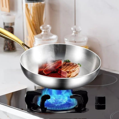 poele inox steak cuiseur a gaz cuisine